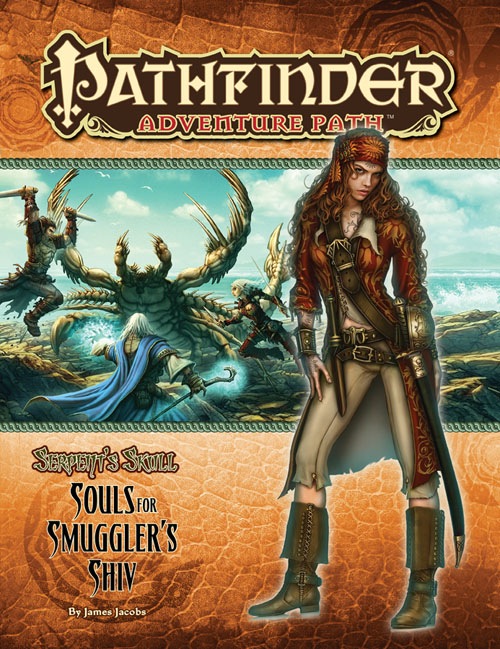 Cover of Pathfinder Adventure Path #37: Souls for Smuggler's Shiv (Serpent's Skull 1 of 6)