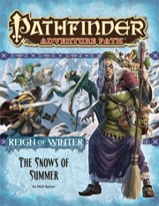 Cover of Pathfinder Adventure Path #67: The Snows of Summer (Reign of Winter 1 of 6)